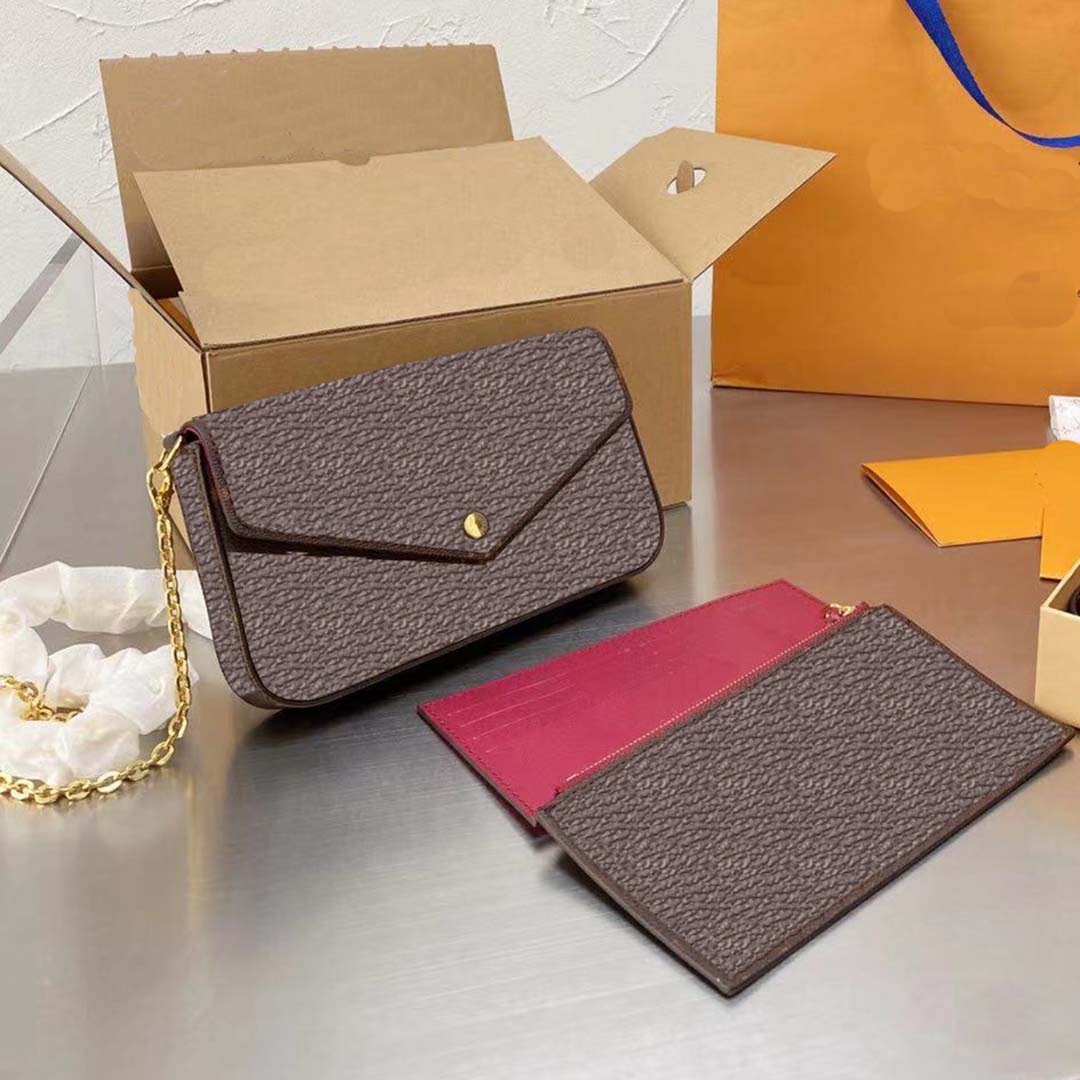 2021 luxury designer women's shoulder messenger bag high quality PU leather ladies handbag with fashion brand chain, Brown checkerboard
2021 luxury designer women's shoulder messenger bag high quality PU leather ladies handbag with fashion brand chain, Brown checkerboard
