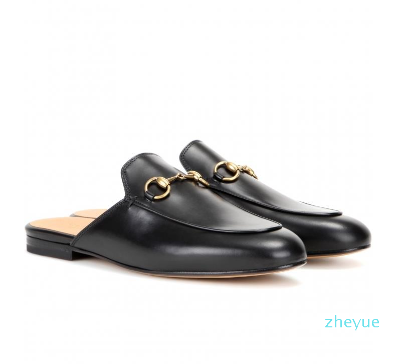 fashion-Mullers leather half-wrapped flat soled bit slippers Italian classic fairy summer leisure wear mules sandals outside genuine le, Black
fashion-Mullers leather half-wrapped flat soled bit slippers Italian classic fairy summer leisure wear mules sandals outside genuine le, Black