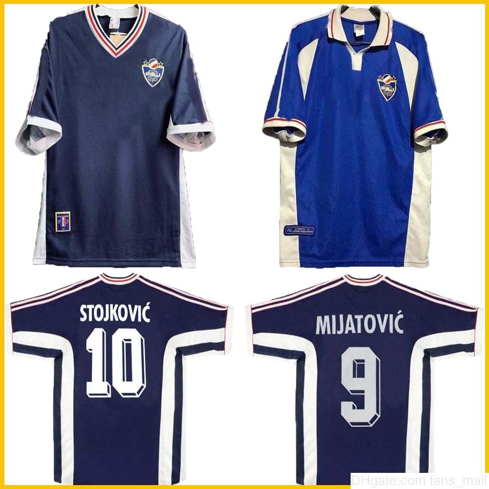 1998 2000 Yugoslavia Retro Fútbol Jersey 98 00 MIJatovic Mihajlovic Stankovic Jugovic Stojkovic Savicevic Vintage Classic Football Shirt Uniform, 1998 home
1998 2000 Yugoslavia Retro Fútbol Jersey 98 00 MIJatovic Mihajlovic Stankovic Jugovic Stojkovic Savicevic Vintage Classic Football Shirt Uniform, 1998 home
