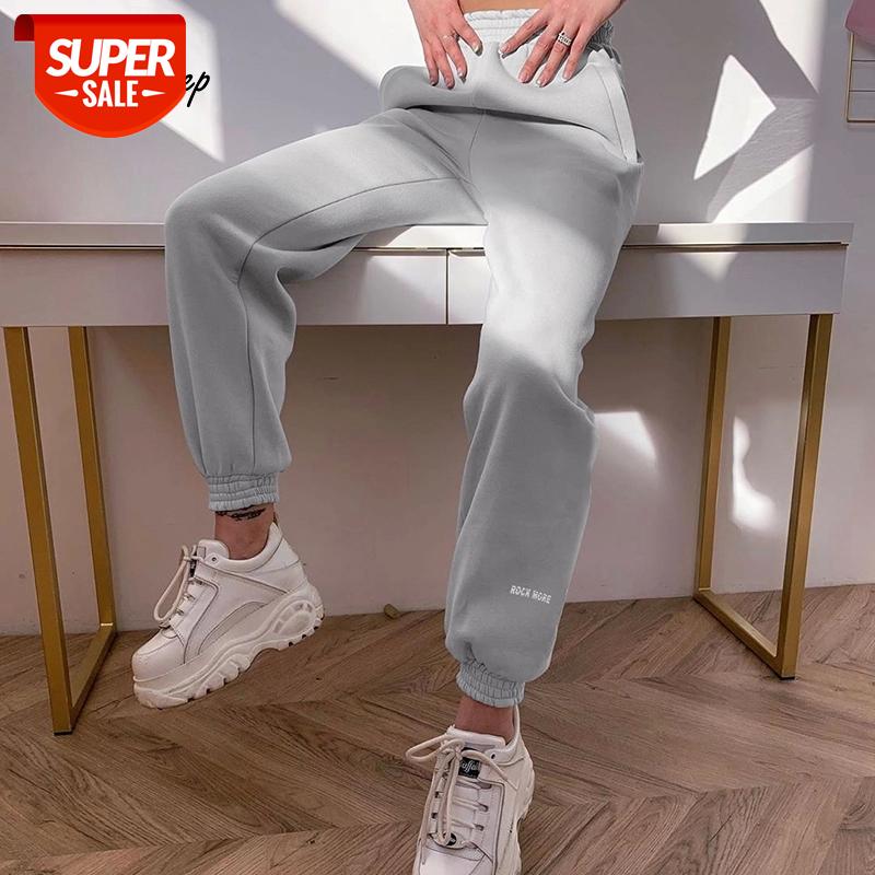 Weekeep Casual Letter Print Women Sweatpants Elastic High Waist Joggers Harem Pants Solid Autumn Streetwear Sporty Trousers 2020 #Yc2J, Black;white
Weekeep Casual Letter Print Women Sweatpants Elastic High Waist Joggers Harem Pants Solid Autumn Streetwear Sporty Trousers 2020 #Yc2J, Black;white