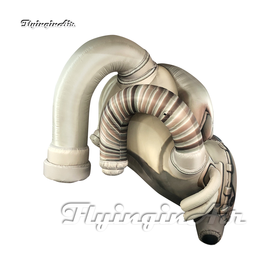 Hanging Inflatable Mask Head Model 3m Height Devil Skull Balloon Blow Up Alien Robot For Halloween Party Decoration