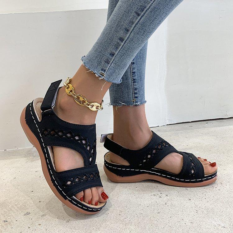 Sandals 2021 Women Flat Open Toe Shoes Casual Platform Ladies Vintage For Outdoor Beach, Wine red
Sandals 2021 Women Flat Open Toe Shoes Casual Platform Ladies Vintage For Outdoor Beach, Wine red