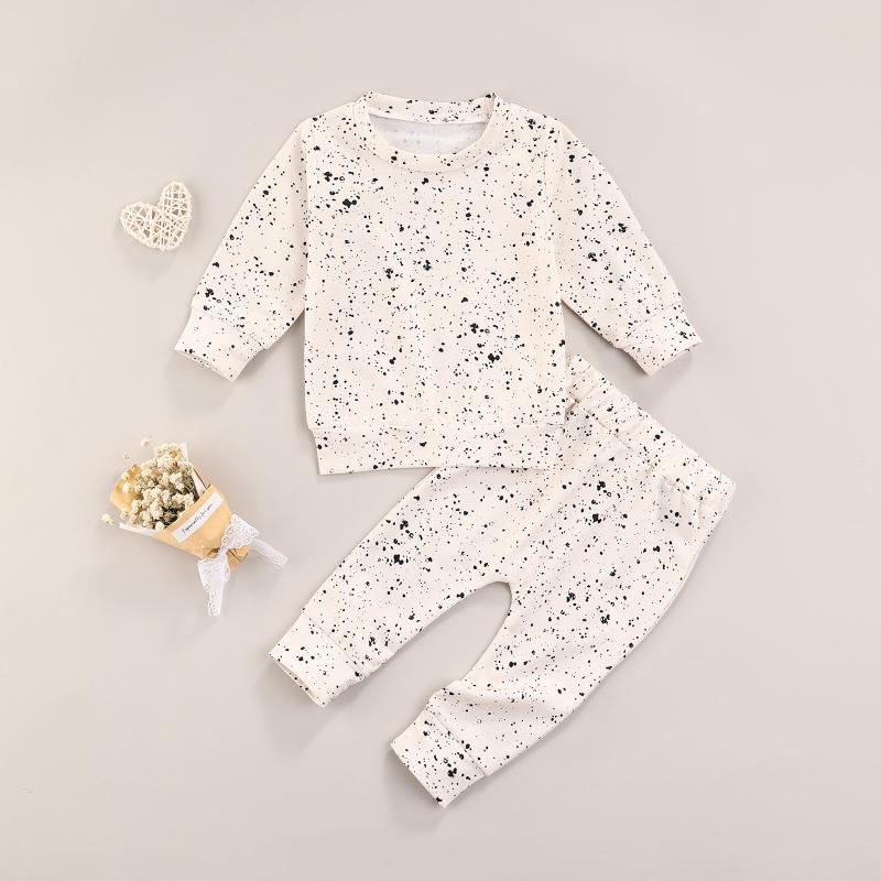 Clothing Sets Autumn 2Pcs Borns Baby Girls Boys Casual Outfits Toddlers Spot Print Long Sleeve O-Neck Sweatshirts Trousers
Clothing Sets Autumn 2Pcs Borns Baby Girls Boys Casual Outfits Toddlers Spot Print Long Sleeve O-Neck Sweatshirts Trousers