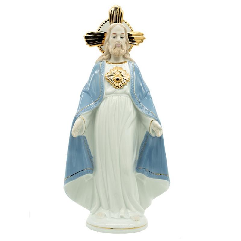 Decorative Objects & Figurines Beautiful Look Family Statue Of Christian Church Handmade Flower Pickle Painted Ceramic Gift Ornaments
Decorative Objects & Figurines Beautiful Look Family Statue Of Christian Church Handmade Flower Pickle Painted Ceramic Gift Ornaments