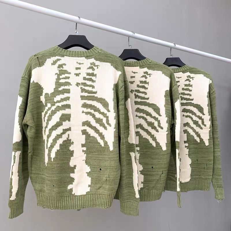 Men's Sweaters 2021FW KAPITAL Sweater Men Women Fashion High Quality Sweatercoat Human Bones Hole Design Hip Hop Loose Outerwear Coats, Army green
Men's Sweaters 2021FW KAPITAL Sweater Men Women Fashion High Quality Sweatercoat Human Bones Hole Design Hip Hop Loose Outerwear Coats, Army green
