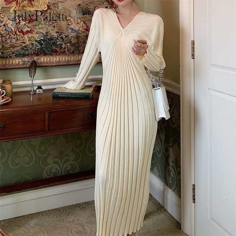JulyPalette Elegant Ladies Long Knitted Dress Autumn Winter Sleeve Sweater Slim Maxi Knitting Robe 211109, Short black
JulyPalette Elegant Ladies Long Knitted Dress Autumn Winter Sleeve Sweater Slim Maxi Knitting Robe 211109, Short black