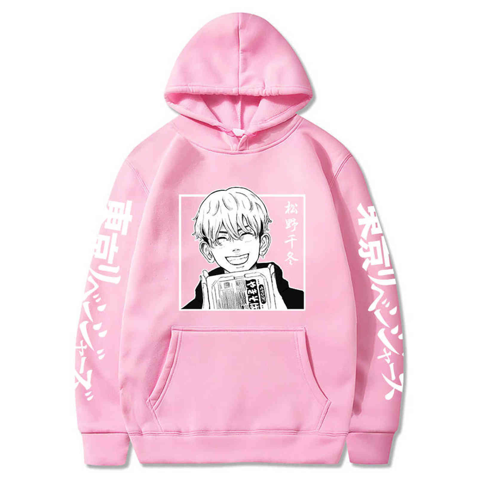 Hot Anime Tokyo Revengers Hoodies Matsuno Chifuyu Manga Print Sweatshirt Harajuku Long Sleeve Autumn Pullover Casual Y1109