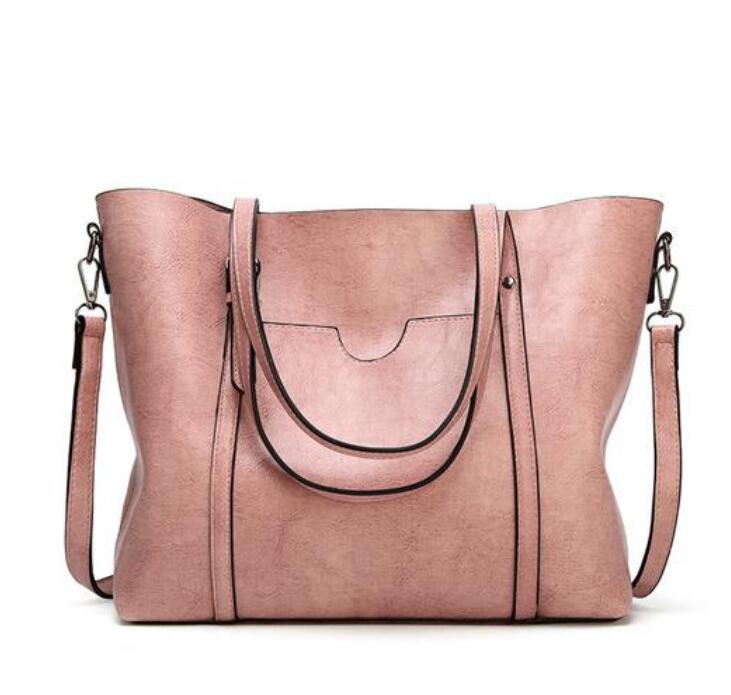 HBP womens purses handbags Oil Wax Leather Large Capacity Tote Bags Casual Women Shoulder Bag pink, Black
HBP womens purses handbags Oil Wax Leather Large Capacity Tote Bags Casual Women Shoulder Bag pink, Black