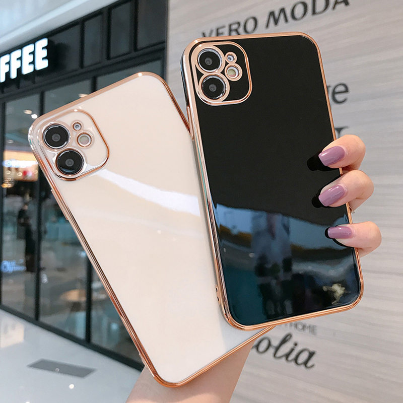 Luxury Gold Plated Electroplated Case For iPhone 11 Pro Max 8 Plus 7 XR XS X Silicone Lens tection 12 SE 2020 Cover
Luxury Gold Plated Electroplated Case For iPhone 11 Pro Max 8 Plus 7 XR XS X Silicone Lens tection 12 SE 2020 Cover