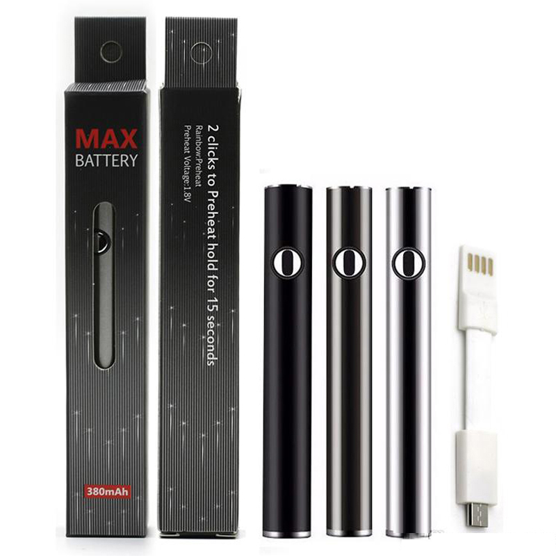 

Hot AMIGO vape preheat battery for liberty tank max 510 slim vape pen battery variable voltage with Bottom micro Charge USB cable