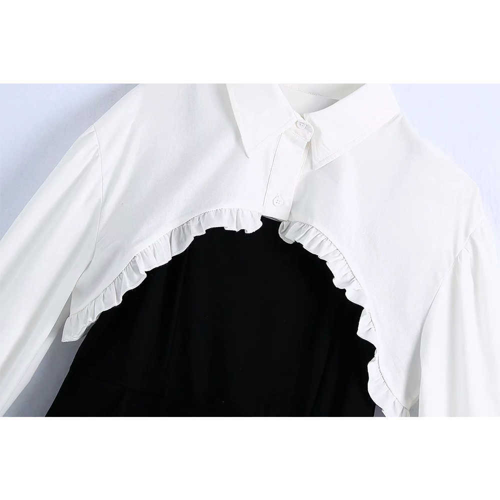 Women ShirtDress 2 piece set Short Mini Dress Elegant Vintage Chic Lady Fashion Woman Dresses 210709