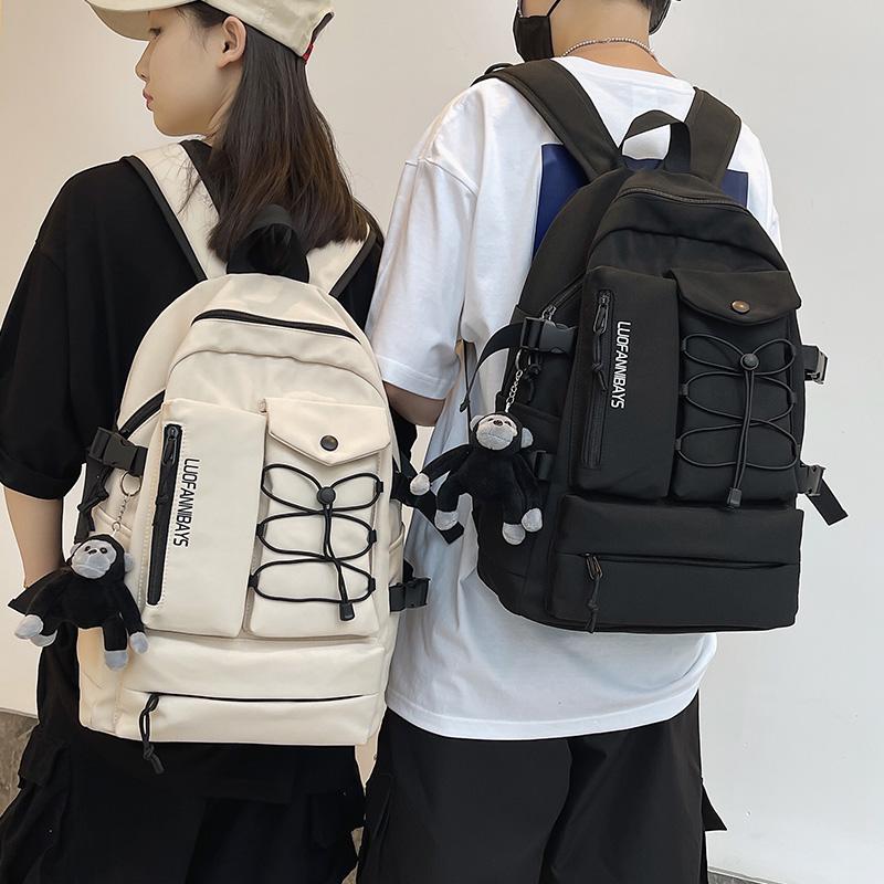 Backpack Fashion Casual Unisex Large Capacity Solid Color Waterproof Nylon Travel High-quality Student Schoolbag 2021, Ivory
Backpack Fashion Casual Unisex Large Capacity Solid Color Waterproof Nylon Travel High-quality Student Schoolbag 2021, Ivory
