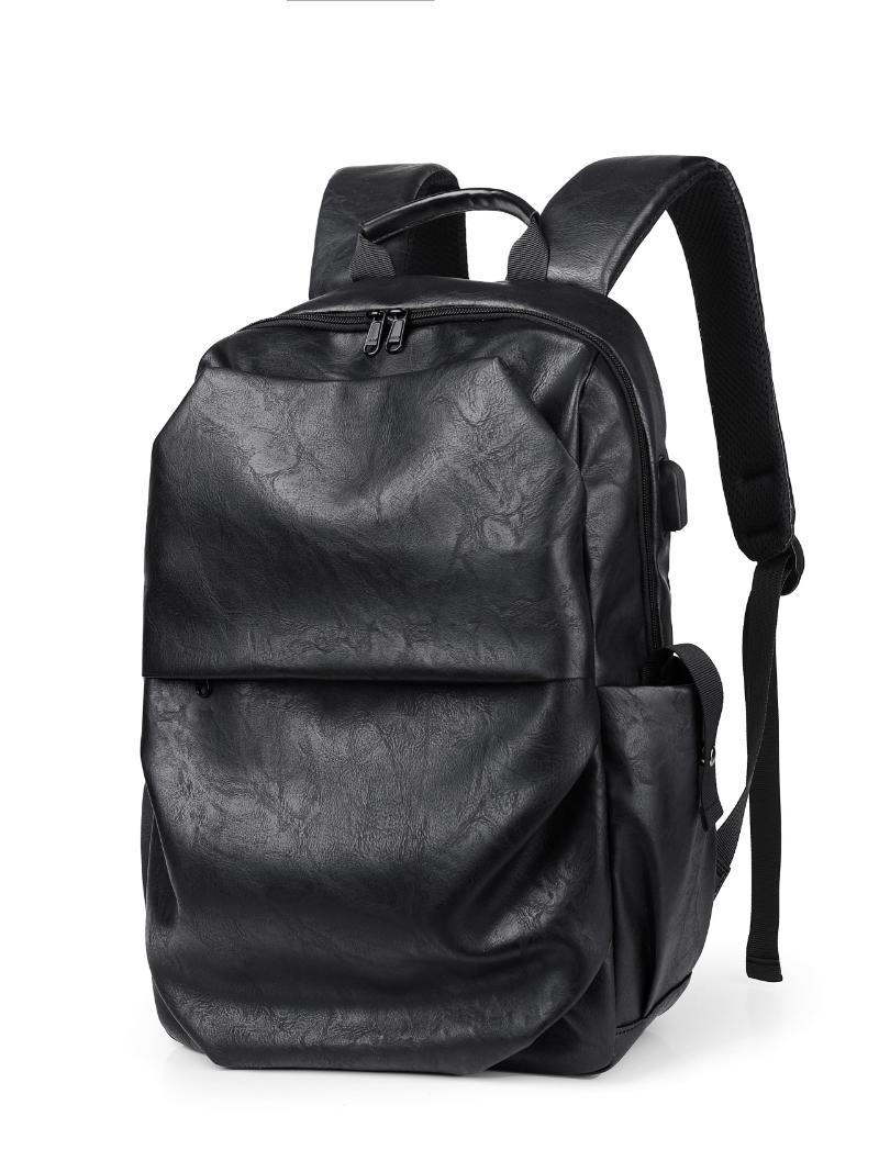 Backpack Waterproof PU Leather Men's Retro Shoulder Backpacks Leisure Casual Outdoor Laptop Bags College Student Bookbag, Black
Backpack Waterproof PU Leather Men's Retro Shoulder Backpacks Leisure Casual Outdoor Laptop Bags College Student Bookbag, Black