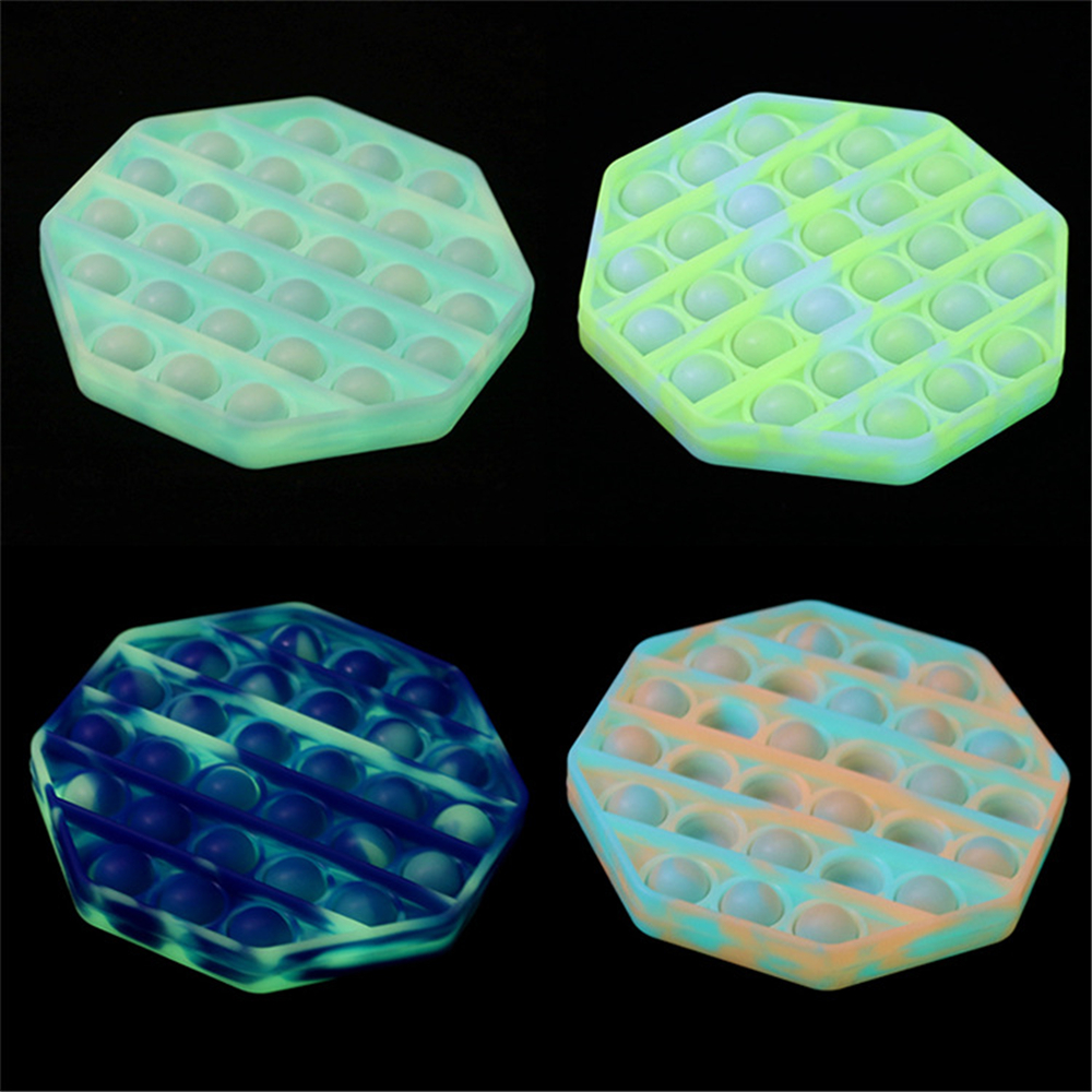 Noctilucent Push Bubble Sensory Fidget Toy Autism Squishy Stress Reliever Toys Adult Kid Unicorn Fidget Toys DHL Shipping
Noctilucent Push Bubble Sensory Fidget Toy Autism Squishy Stress Reliever Toys Adult Kid Unicorn Fidget Toys DHL Shipping