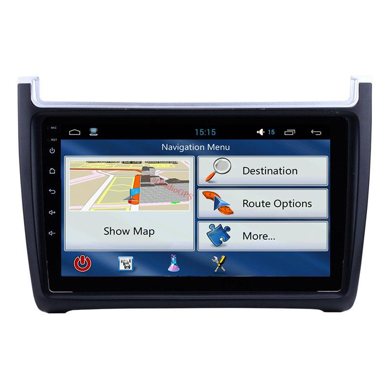 car dvd GPS Navi Stereo Player for 2012-2015 VW Volkswagen Polo Head Unit with Mirror Link Steering Wheel Control 9 Inch Android 10