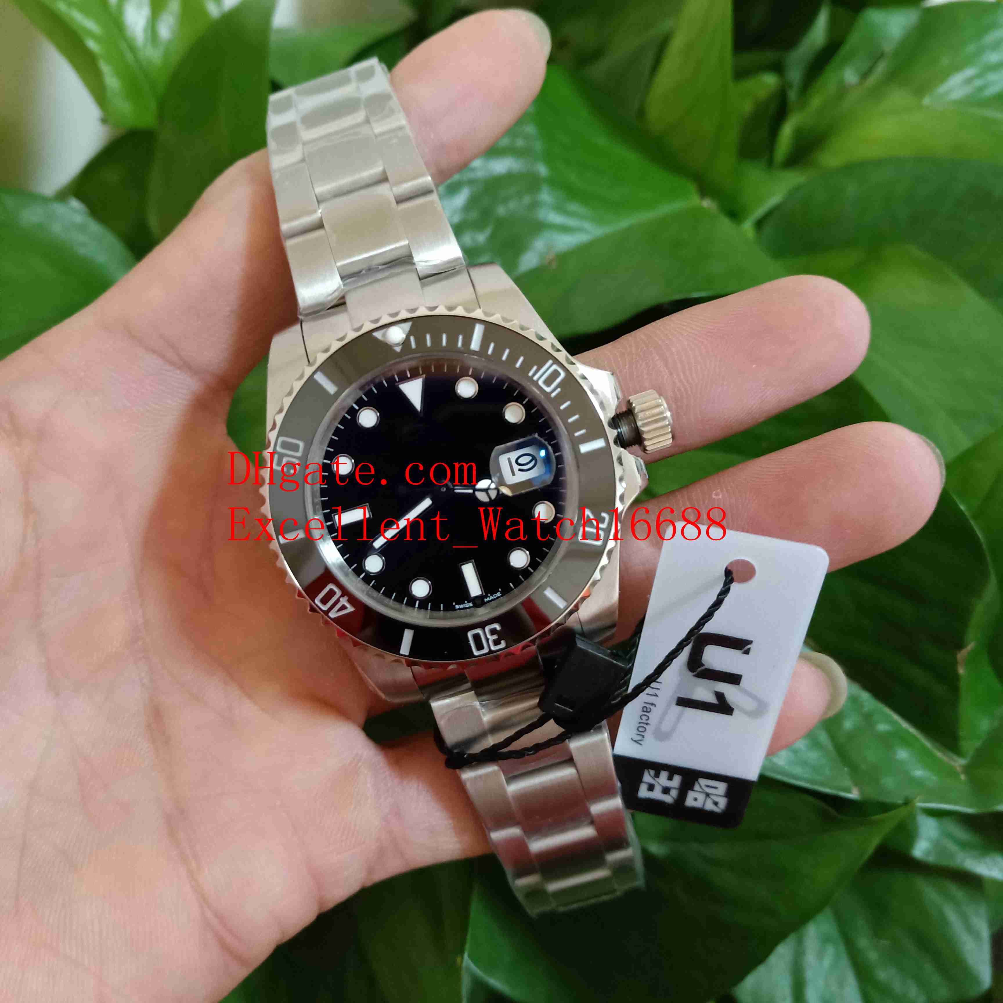 U1 Factory Wristwatches 41 mm 126610 116610 Stainless Steel Ceramic Bezel Asia 2813 Movement Automatic Mechanical Mens Watch Watches, Black
U1 Factory Wristwatches 41 mm 126610 116610 Stainless Steel Ceramic Bezel Asia 2813 Movement Automatic Mechanical Mens Watch Watches, Black