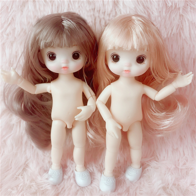 BJD Doll Dimple Smile 13 Moveable Jointed 16cm Surprise Blyth Dolls Toys Baby Naked Nude Women Body Dolls for Girls Gift Toy
BJD Doll Dimple Smile 13 Moveable Jointed 16cm Surprise Blyth Dolls Toys Baby Naked Nude Women Body Dolls for Girls Gift Toy