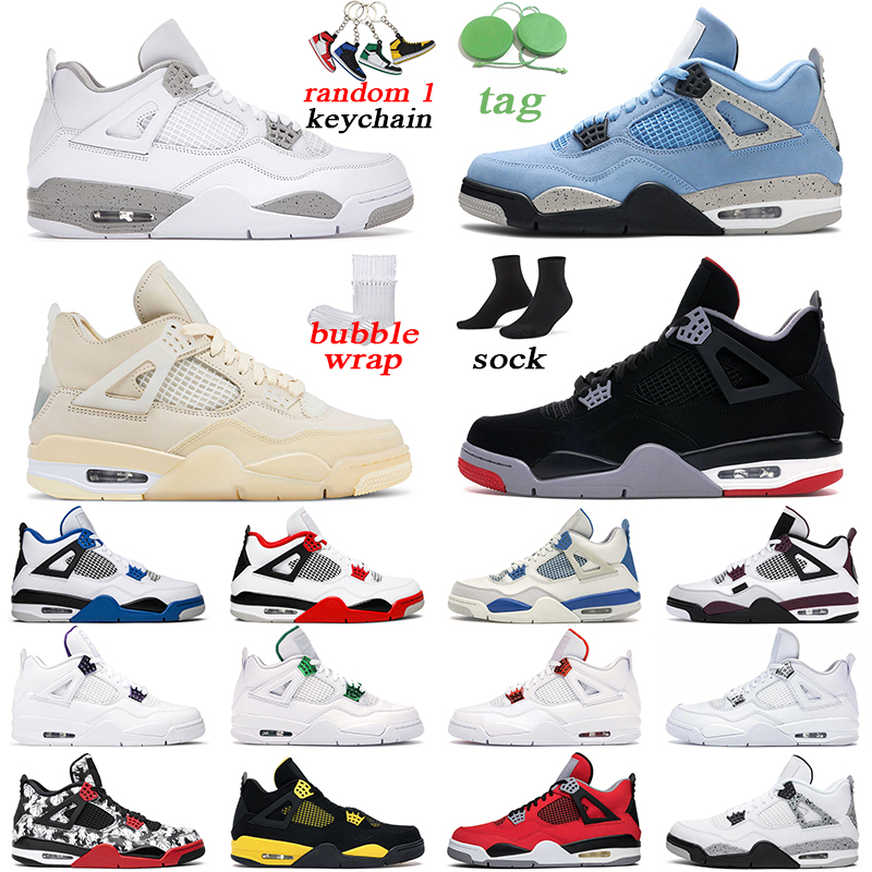 Bred 4 Men Basketball Shoes 4s Black Cat White Cement Fire Red University Blue Mens Womens Trainer, # 21
Bred 4 Men Basketball Shoes 4s Black Cat White Cement Fire Red University Blue Mens Womens Trainer, # 21