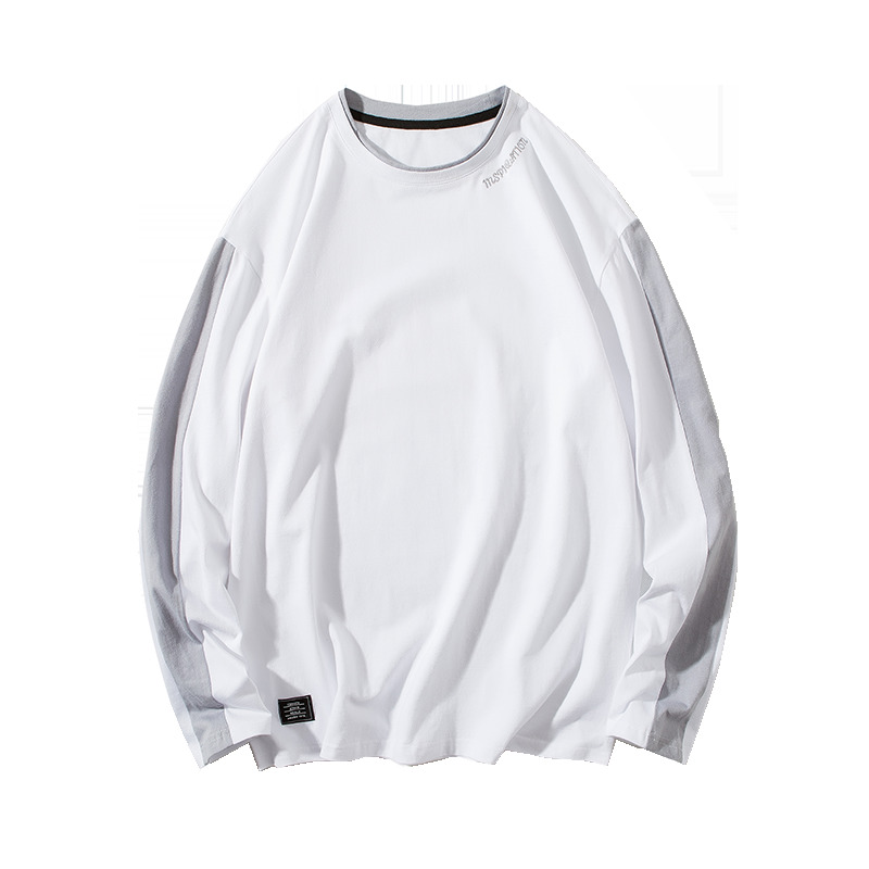 male thin cotton spring summer autumn easing round collar fleece pure color render unlined upper garment for men 210225