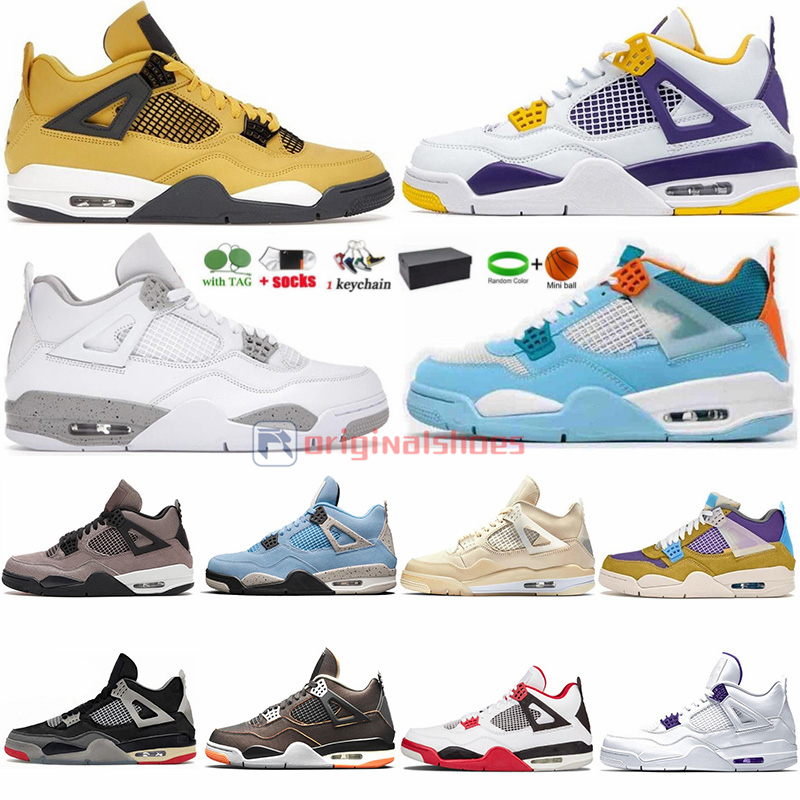 Mens Basketball Shoes 4 4s Taupe Haze University Blue Lightning Golf White Oreo Black Cat Fire Red Starfish Desert Moss Jumpman IV Sports Sneakers Womens Trainers, 43
Mens Basketball Shoes 4 4s Taupe Haze University Blue Lightning Golf White Oreo Black Cat Fire Red Starfish Desert Moss Jumpman IV Sports Sneakers Womens Trainers, 43