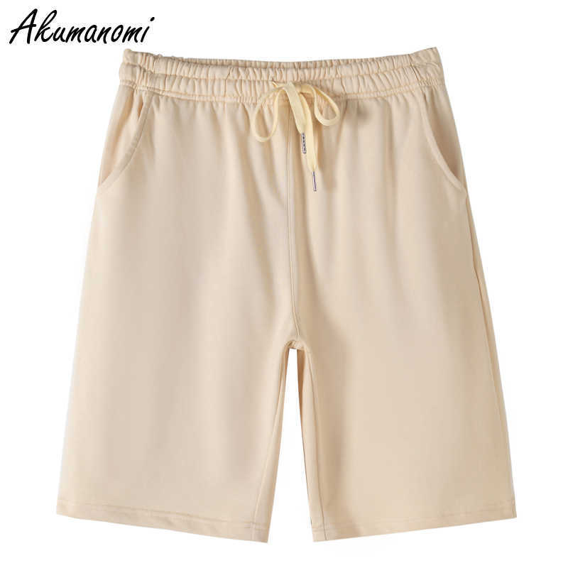 plus size 7xl 6xl 5xl 43xxl black gray khaki beige purple oversize women high waist shorts korean loose casual basic sweatpants 210611