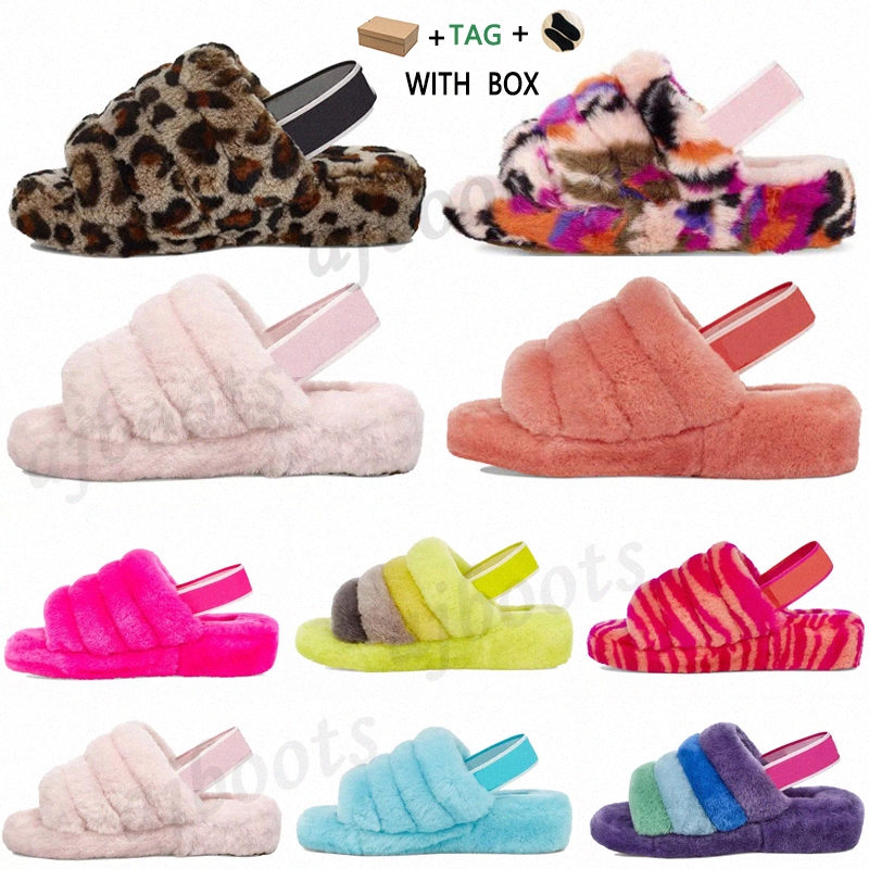 2021 puffer australian us womens designer slipper furry fluff yeah slides pantoufles fur luxury sandals #151 I4Us#, I need look other product