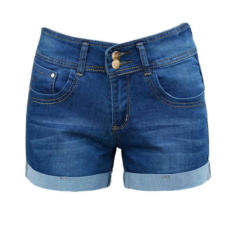 Summer Jeans Shorts Women Casual Short Sexy High Waist Denim Shorts Women Clothes Plus Size Shorts Jeans 26-36 210611