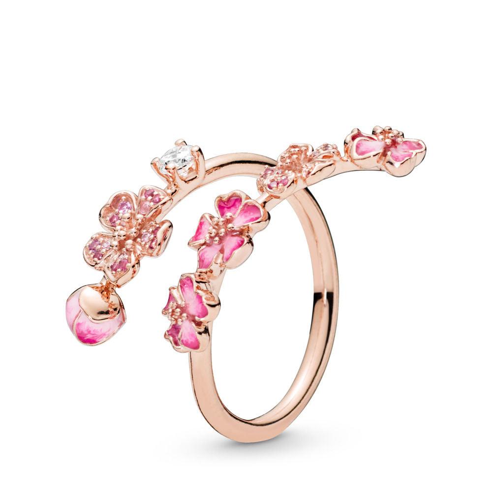 Factory wholesale 100% 925 Sterling Silver Rose Peach Blossom Flower Branch Ring Fit Engagement Wedding Lovers Fashion Ring
Factory wholesale 100% 925 Sterling Silver Rose Peach Blossom Flower Branch Ring Fit Engagement Wedding Lovers Fashion Ring