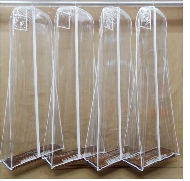 Wedding Accessories Dress Cover Gown Bags White Dust Bag Long Garment Cover Travel Storage Dust Covers