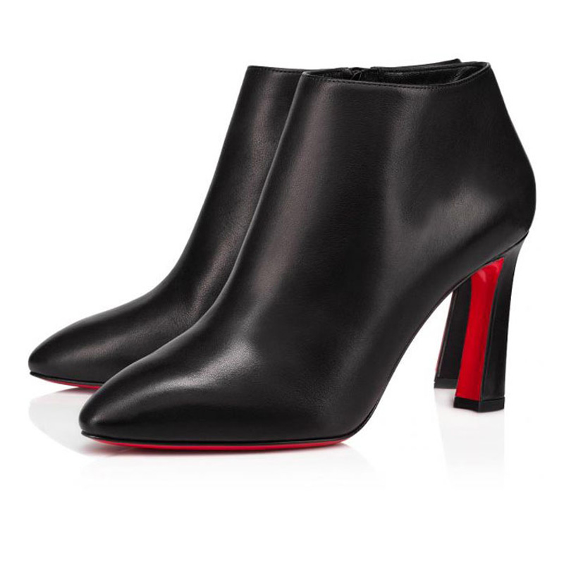Refined Women's Ankle Boots Red Bottom Heels,Eleonor Use Black Calfskin Leather Style Lady Wedding Party Dress Reds Sole Shoes High Heels pumps Short Booties EU 35-43, #2
Refined Women's Ankle Boots Red Bottom Heels,Eleonor Use Black Calfskin Leather Style Lady Wedding Party Dress Reds Sole Shoes High Heels pumps Short Booties EU 35-43, #2