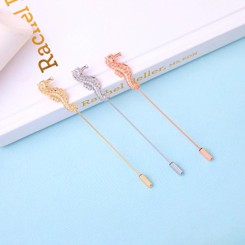 Pins, Brooches Arrival Gold/Pink/Silver Color Seahorse Brooch For Women Romantic Appointment Date Gift Jewelry Accessory
Pins, Brooches Arrival Gold/Pink/Silver Color Seahorse Brooch For Women Romantic Appointment Date Gift Jewelry Accessory