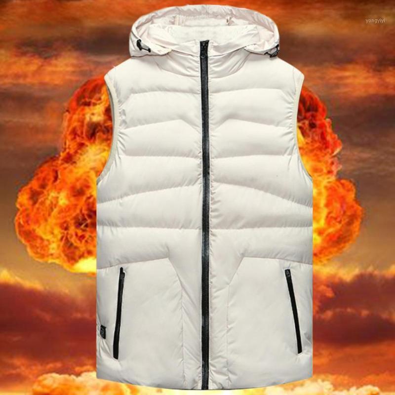 Outdoor T-Shirts Winter Smart Self-heating Vest Cotton-padded Clothes Solid Color Sleeveless Men's USB Charging Plus Velvet Jacket Men&, Gray
Outdoor T-Shirts Winter Smart Self-heating Vest Cotton-padded Clothes Solid Color Sleeveless Men's USB Charging Plus Velvet Jacket Men&, Gray