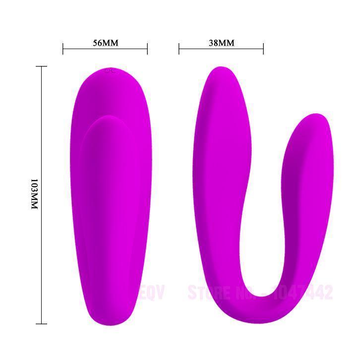 Pretty Love Waterproof U Type 10 Speed Vibrators for women USB Rechargeable G Spot Couples Vibrator, Clitoral vibrador Sex Toys. S18101905