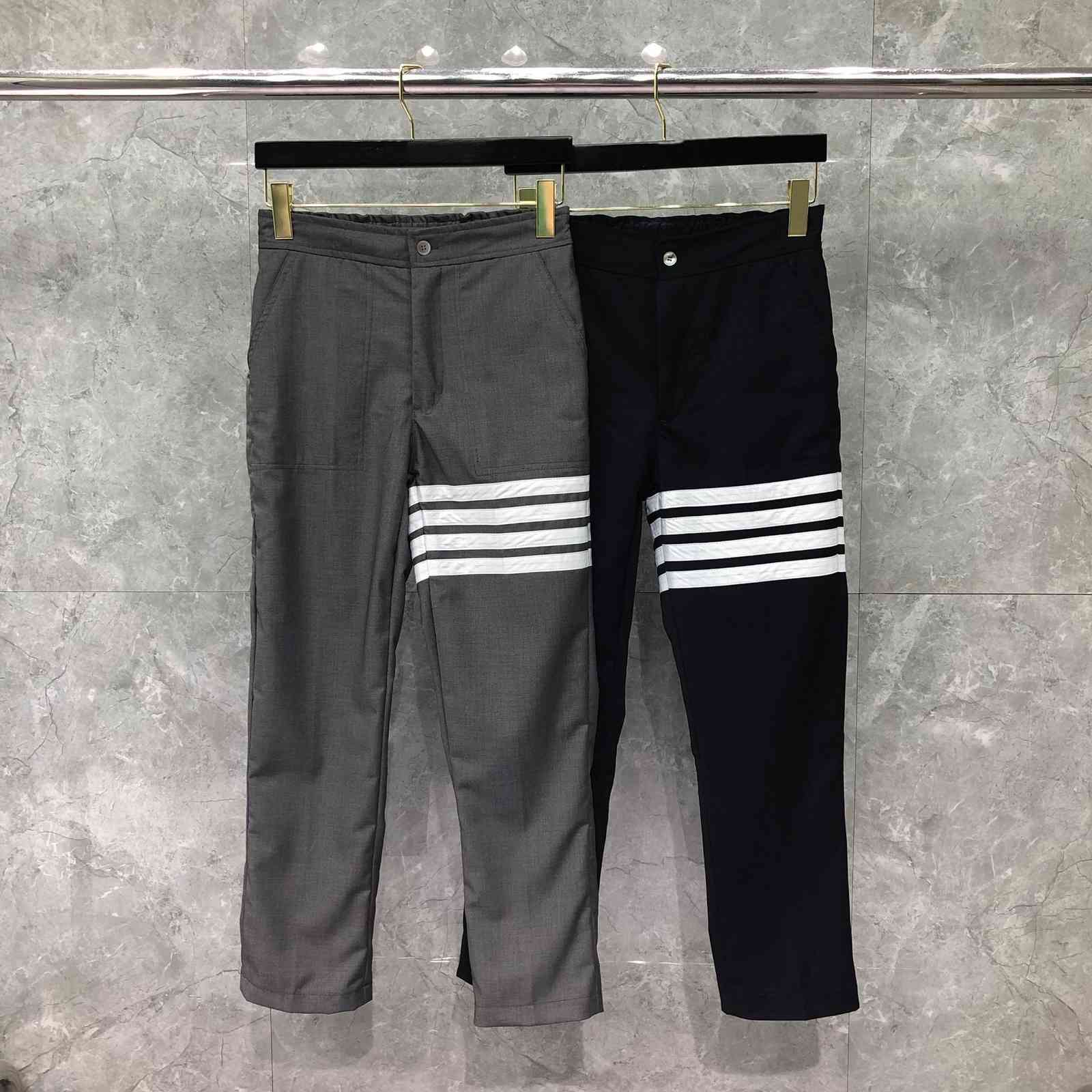 casual pants dongguan direct sales tb trousers korean style college fashion white four bar nine point, Black
casual pants dongguan direct sales tb trousers korean style college fashion white four bar nine point, Black