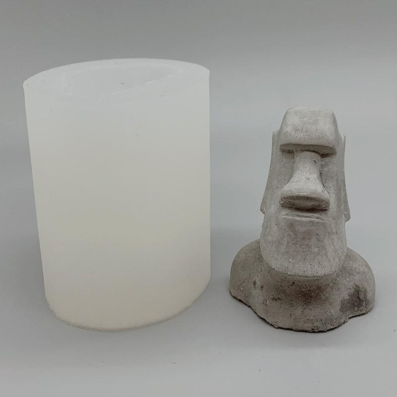 Craft Tools Candle Silicone Mold Easter Island Moai Statue Diy Concrete Decoration Plaster
Craft Tools Candle Silicone Mold Easter Island Moai Statue Diy Concrete Decoration Plaster