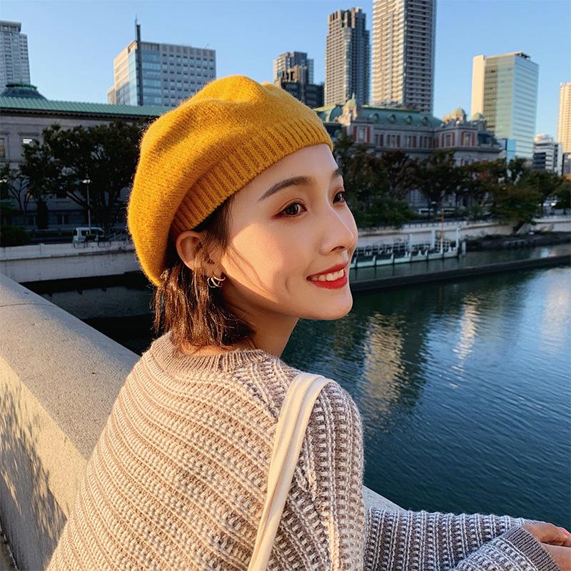 Berets Knitted Beret British Retro Japanese Korean Ins Net Red Autumn And Winter Solid Color Fresh Bud Hat Female Bright Colors
Berets Knitted Beret British Retro Japanese Korean Ins Net Red Autumn And Winter Solid Color Fresh Bud Hat Female Bright Colors