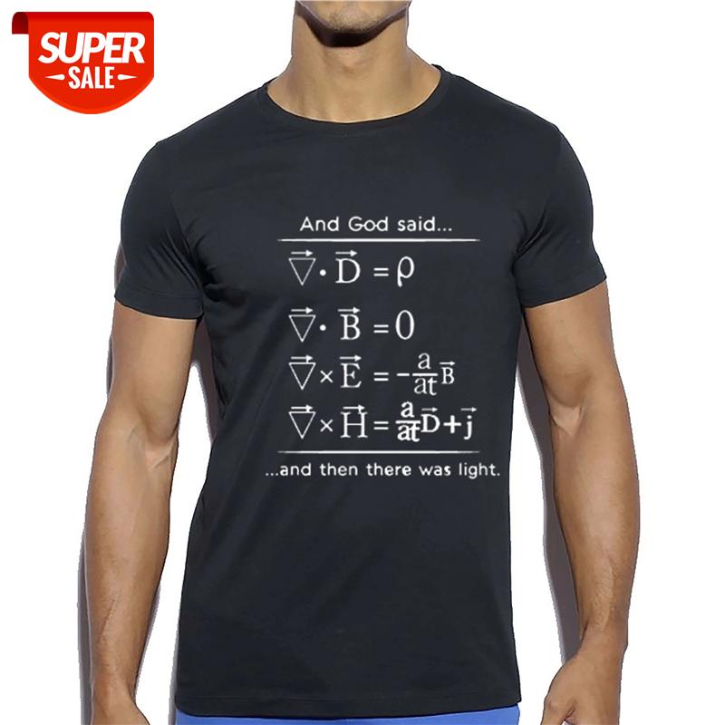 Funny Physics T Shirt ""and God Said and Then There Was Light"" Personality Design Cotton Casual Cool Streetwear #VM5S, White;black
Funny Physics T Shirt ""and God Said and Then There Was Light"" Personality Design Cotton Casual Cool Streetwear #VM5S, White;black