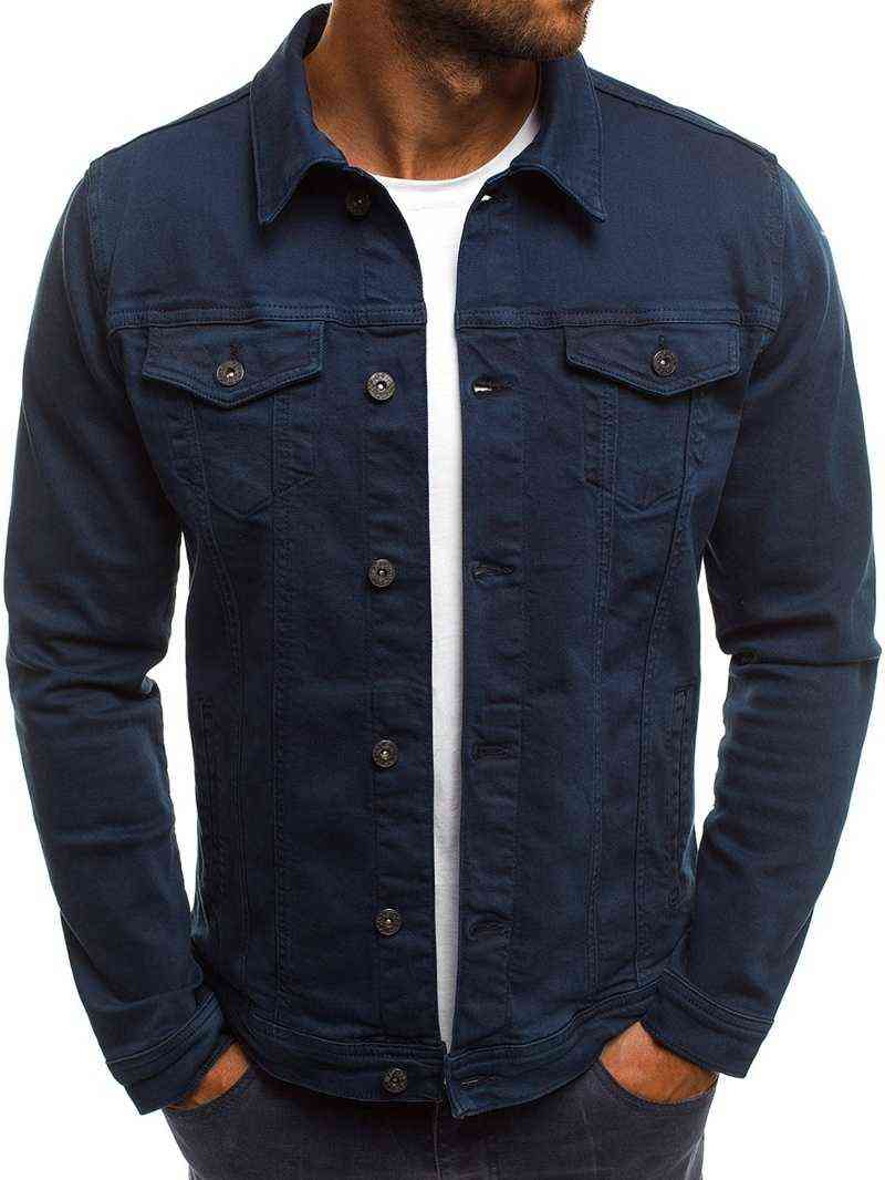 ZOGAA 2020 New mens jackets and coats 6 colors jean jacket men denim jackets Plus size S-3XL Solid Turn-down Collar jacket men Y1106, Navy blue
ZOGAA 2020 New mens jackets and coats 6 colors jean jacket men denim jackets Plus size S-3XL Solid Turn-down Collar jacket men Y1106, Navy blue