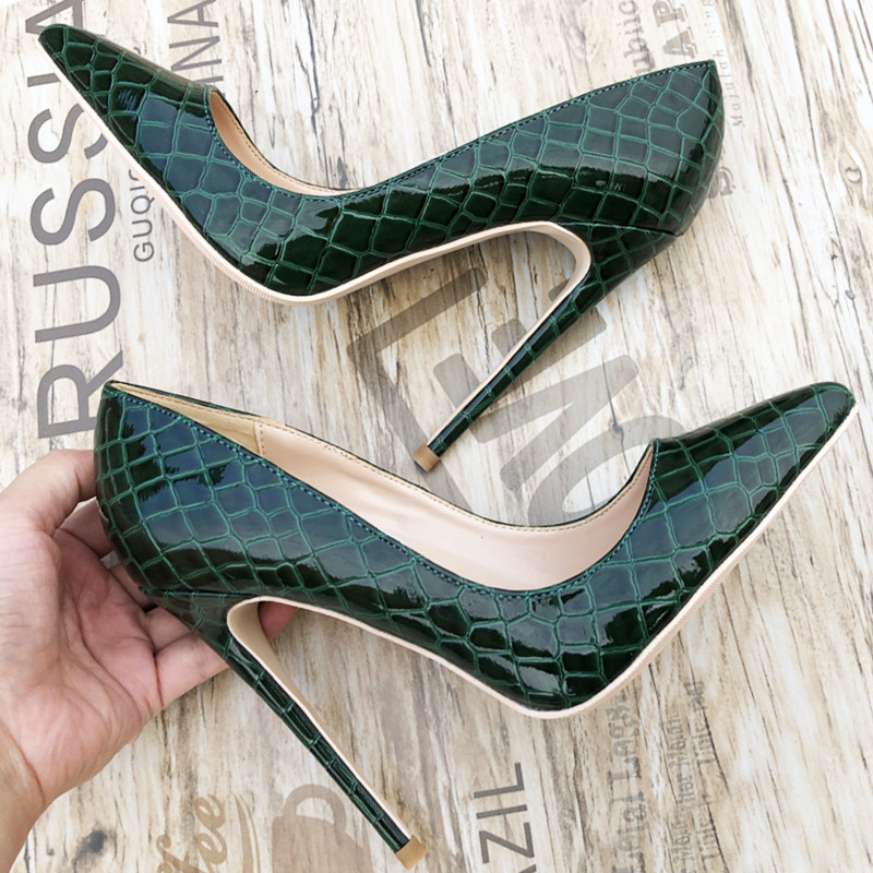 dress shoes blackish green women patent leather shallow pointed toe woman high heel fashion 12cm shoes qp012 roviciya jt0n, Black
dress shoes blackish green women patent leather shallow pointed toe woman high heel fashion 12cm shoes qp012 roviciya jt0n, Black