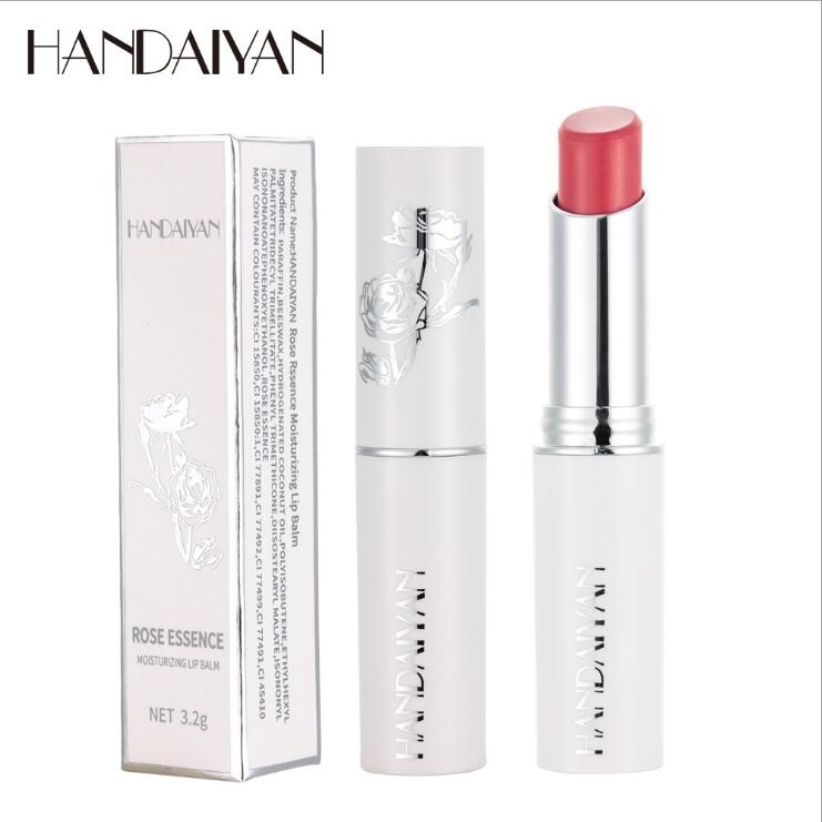 HANDAIYAN Natural Rose Essence Matte Lipstick Lip Balm Brighten Waterproof Long Lasting Lips Makeup Cosmetics maquiagem 3.2g, Customize
HANDAIYAN Natural Rose Essence Matte Lipstick Lip Balm Brighten Waterproof Long Lasting Lips Makeup Cosmetics maquiagem 3.2g, Customize