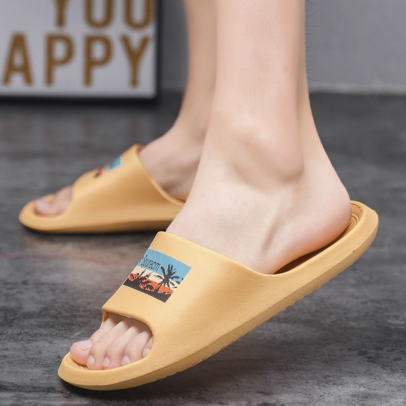 Summer Men's Slipper EVA Soft Soled Indoor Quiet Comfortable Non-Slip Outdoor Beach Sandals Special Price
