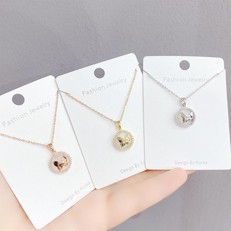 Pendant Necklaces 2021 Little Butterfly Necklace Women's Sweet Temperament Fashion All-match Valentine's Day Gifts On February 14
Pendant Necklaces 2021 Little Butterfly Necklace Women's Sweet Temperament Fashion All-match Valentine's Day Gifts On February 14
