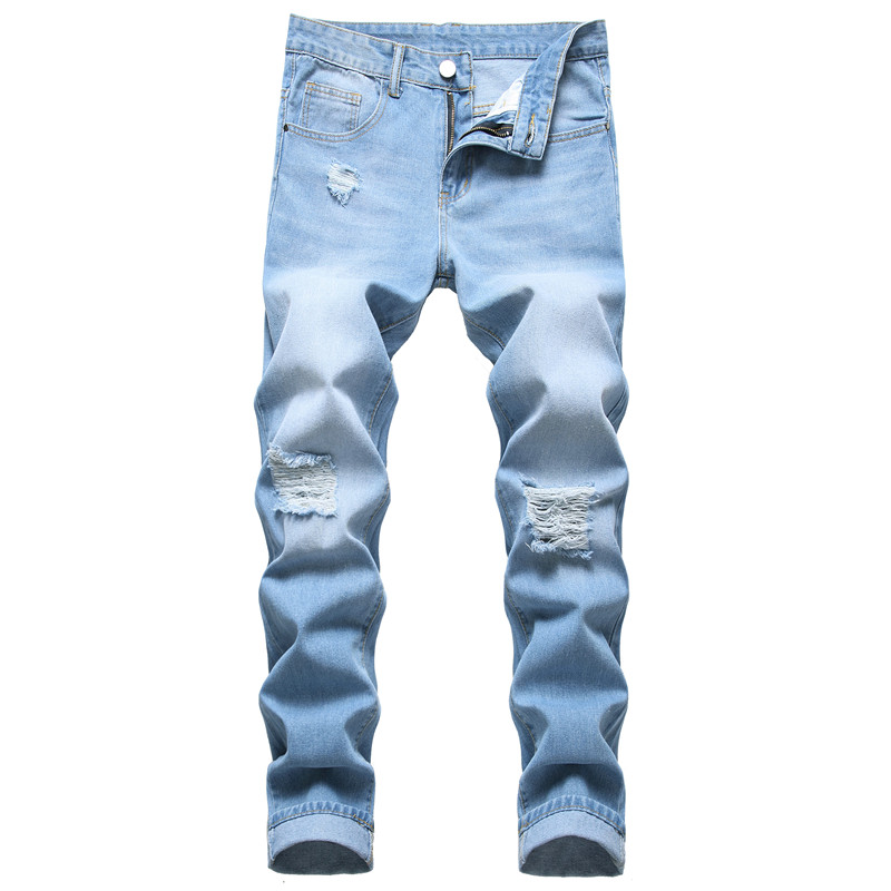 Men Ripped Slim Fit Jeans Hole Destroyed Skinny Straight Leg Washed Frayed Motocycle Denim Pants Hip Hop Stretch Biker Men's Distressed Trousers YK9206, 9205
Men Ripped Slim Fit Jeans Hole Destroyed Skinny Straight Leg Washed Frayed Motocycle Denim Pants Hip Hop Stretch Biker Men's Distressed Trousers YK9206, 9205