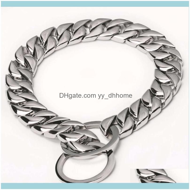 Chains Necklaces & Pendants Jewelrychains High Quality 15Mm Stainless Steel Pet Dog Gold/Sier Color Collar Training Chain Necklace For All D
Chains Necklaces & Pendants Jewelrychains High Quality 15Mm Stainless Steel Pet Dog Gold/Sier Color Collar Training Chain Necklace For All D