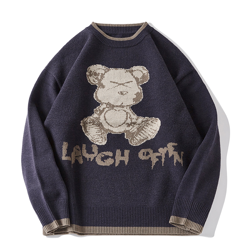 2021 New Sweater Men Cartoon Teddy Bear Pattern Pullover Man Women Jumpers Harajuku Autumn Streetwear Oversize Hip Hop Sweaters O0u1, Black
2021 New Sweater Men Cartoon Teddy Bear Pattern Pullover Man Women Jumpers Harajuku Autumn Streetwear Oversize Hip Hop Sweaters O0u1, Black
