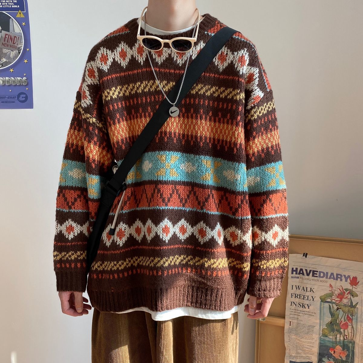 2021 New Male Winter Thick National Wool Coats Long Loose Jackets in Hot Casmere Knitting Around the Neck -2xl 39of, Brown
2021 New Male Winter Thick National Wool Coats Long Loose Jackets in Hot Casmere Knitting Around the Neck -2xl 39of, Brown