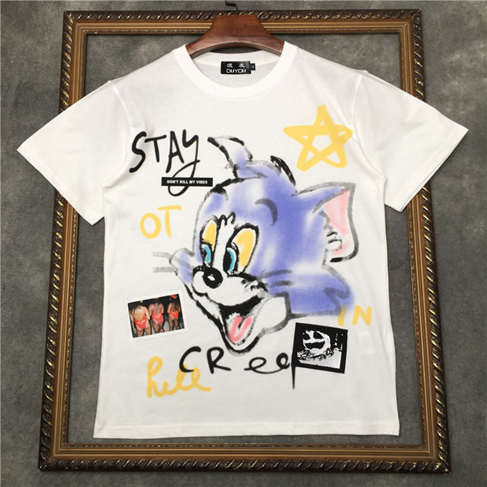 2021 New Barrett Men's Short-sleeved T-shirt Smiling Cat Head Pattern Women t Shirts|streetwear 2191001623 Ydkc, White
2021 New Barrett Men's Short-sleeved T-shirt Smiling Cat Head Pattern Women t Shirts|streetwear 2191001623 Ydkc, White