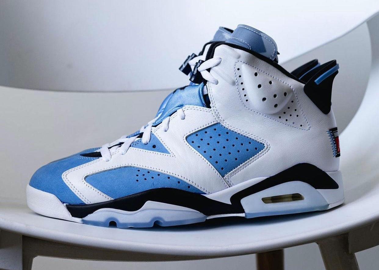 2021 Release 6 UNC University Blue White College Navy-Black Shoes 6S Mens Women Outdoor Sports Sneakers With Original BoxCT8529-410
2021 Release 6 UNC University Blue White College Navy-Black Shoes 6S Mens Women Outdoor Sports Sneakers With Original BoxCT8529-410