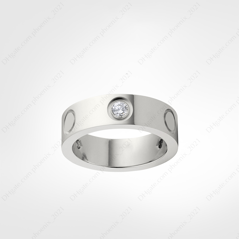 Love Screw Ring designer Rings classic luxury designer jewelry women gold rings Titanium steel Gold-plated Never fade Not allergic -Silver