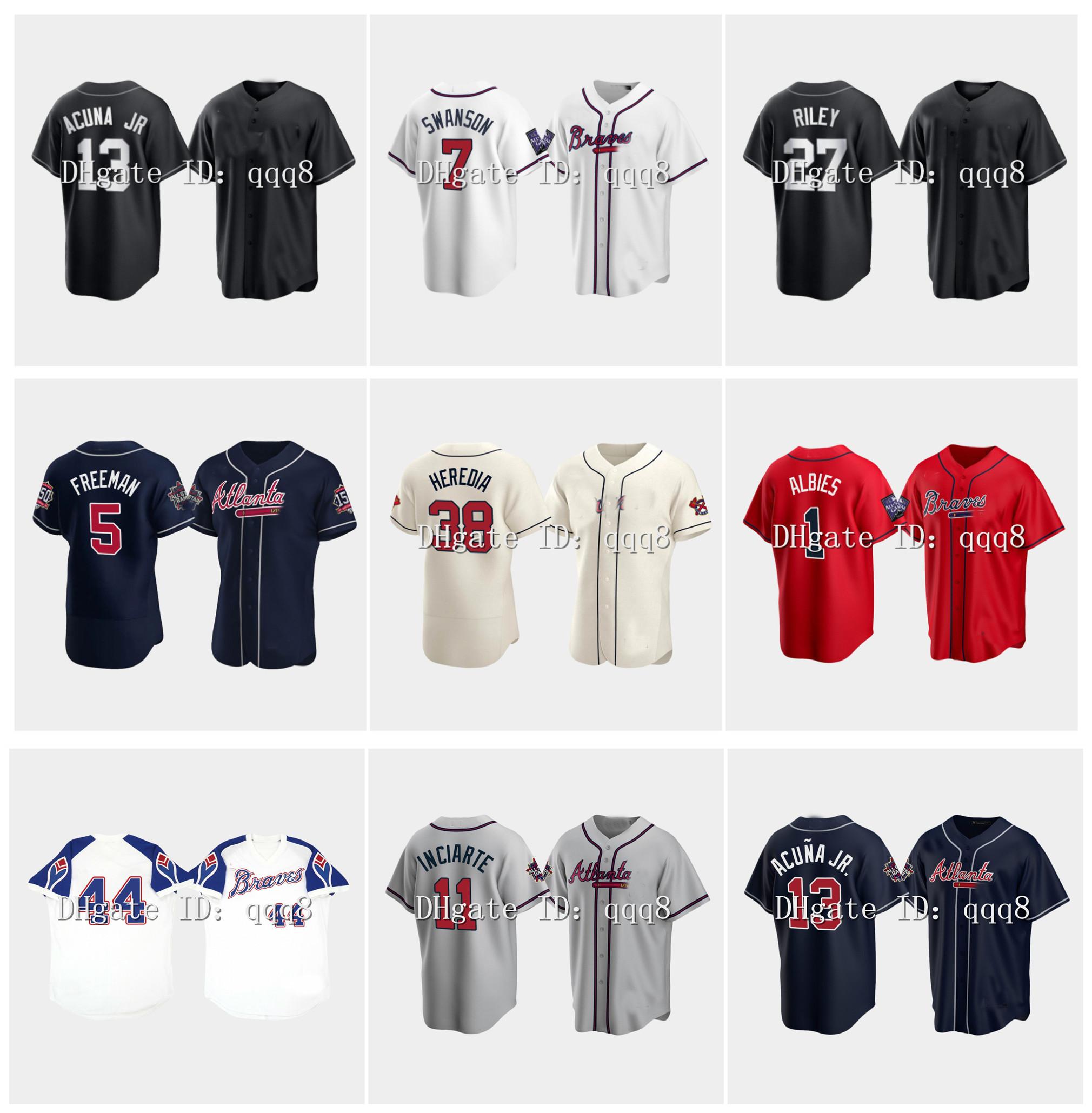 Ronald Acuna Jr. Jersey Ozzie Albies Hank Aaron Freddie Freeman Ender Inciarte 40 Mike Soroka Chipper Jones Dansby Swanson Max Fried Austin, Blue;black
Ronald Acuna Jr. Jersey Ozzie Albies Hank Aaron Freddie Freeman Ender Inciarte 40 Mike Soroka Chipper Jones Dansby Swanson Max Fried Austin, Blue;black
